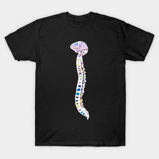 Funfetti Brain and Spine (White Pattern) T-Shirt